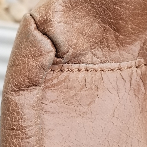 Elliott Lucca brown leather shoulder bag - Picture 9 of 11